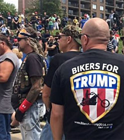 Bikers for Trump rally