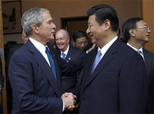 George W. Bush and Xi Jinping in Newsmaker Limericks 