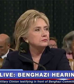 Hillary Clinton at Benghazi hearing