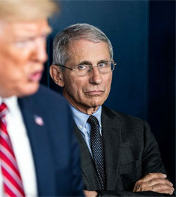 Donald Trump and Anthony Fauci