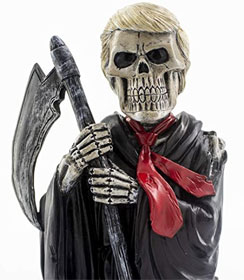 Donald Trump as the Grim Reaper