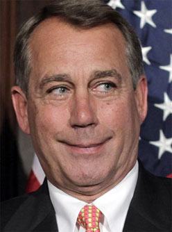 John Boehner looking silly