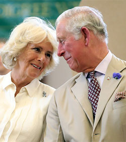 Camilla, duchess of Cornwall, and Charles, prince of Wales