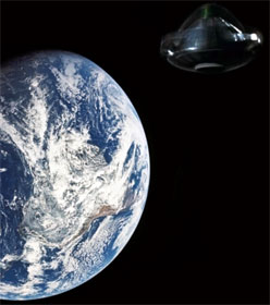Earth and UFO