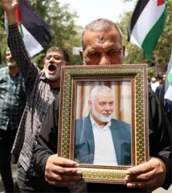 Funeral of Hamas leader Ismail Haniyeh