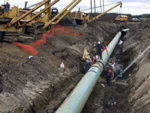 Construction on existing Keystone pipeline