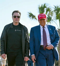 Elon Musk and Donald Trump