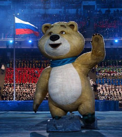 Sochi Olympics bear mascot