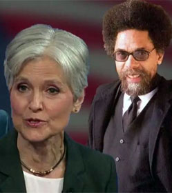 Jill Stein and Cornel West