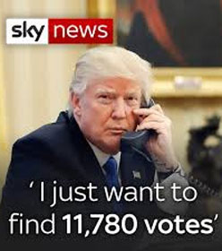 Donald Trump telling GA Secretary of State, "I just want to find 11,780 votes"