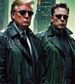 Donald Trump and Elon Musk