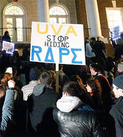 University of Virginia rape protest